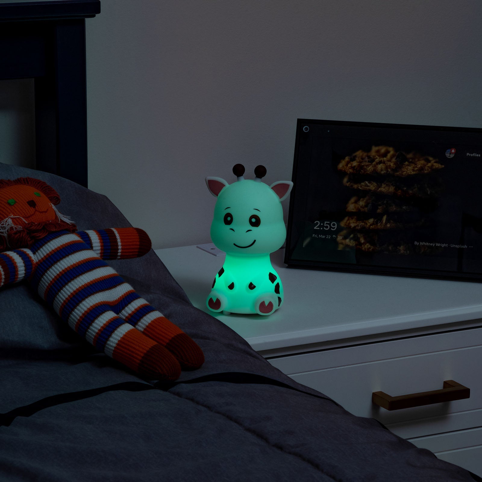LitezAll Giraffe Squishable Color Changing Silicone Lantern - LitezAll - Novelties - 2