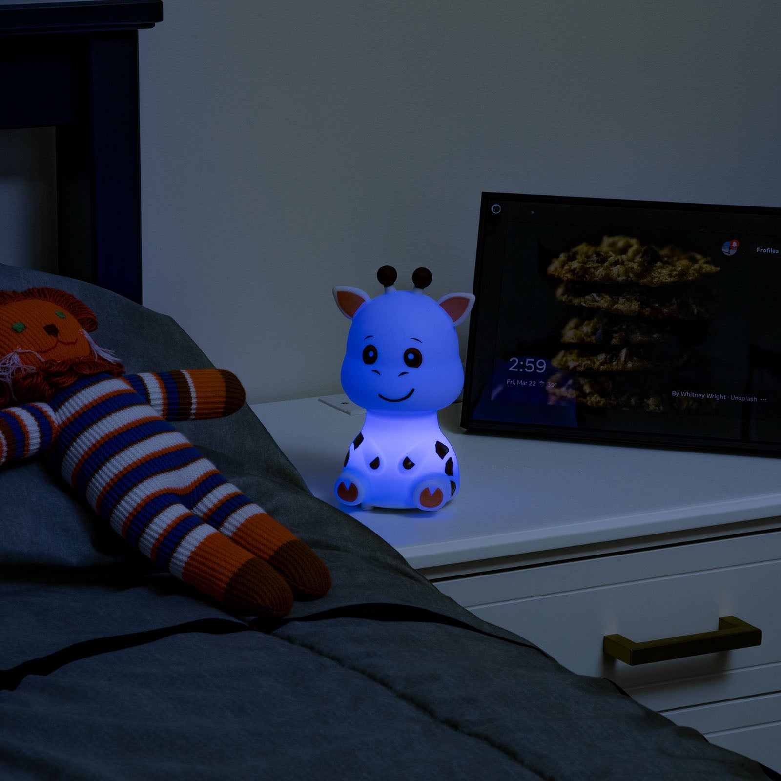 LitezAll Giraffe Squishable Color Changing Silicone Lantern - LitezAll - Novelties - 9