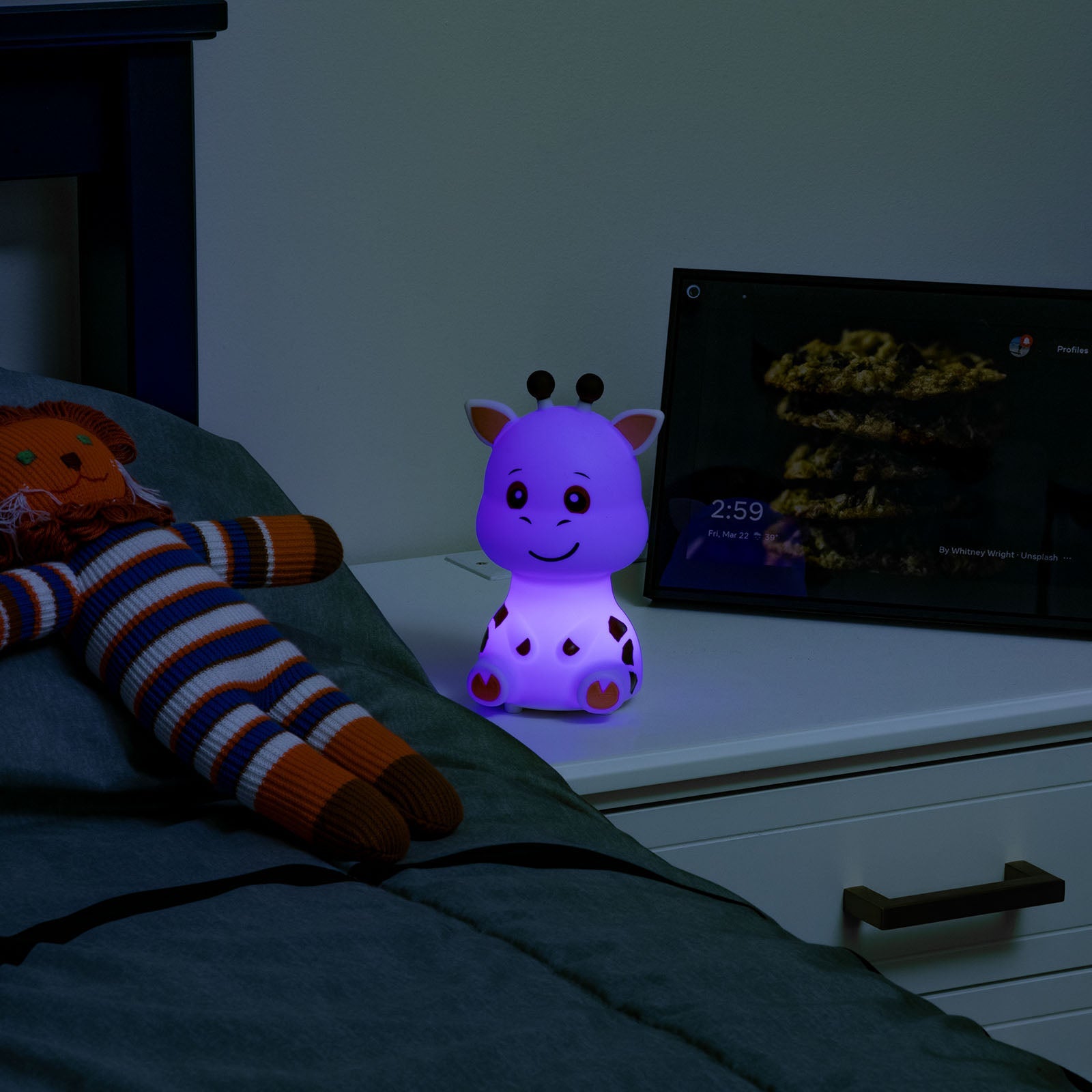 LitezAll Giraffe Squishable Color Changing Silicone Lantern - LitezAll - Novelties - 8