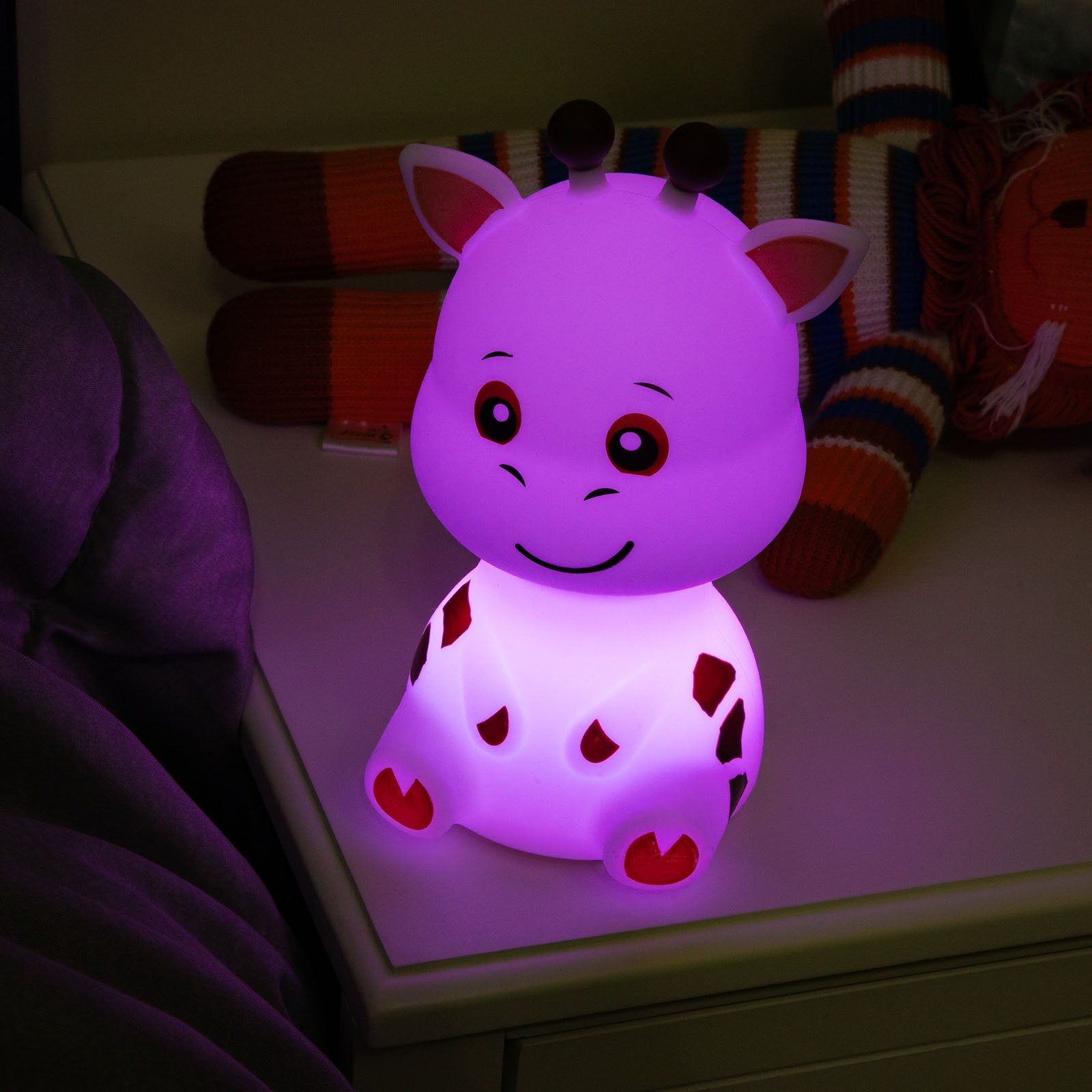 LitezAll Giraffe Squishable Color Changing Silicone Lantern - LitezAll - Novelties - 7