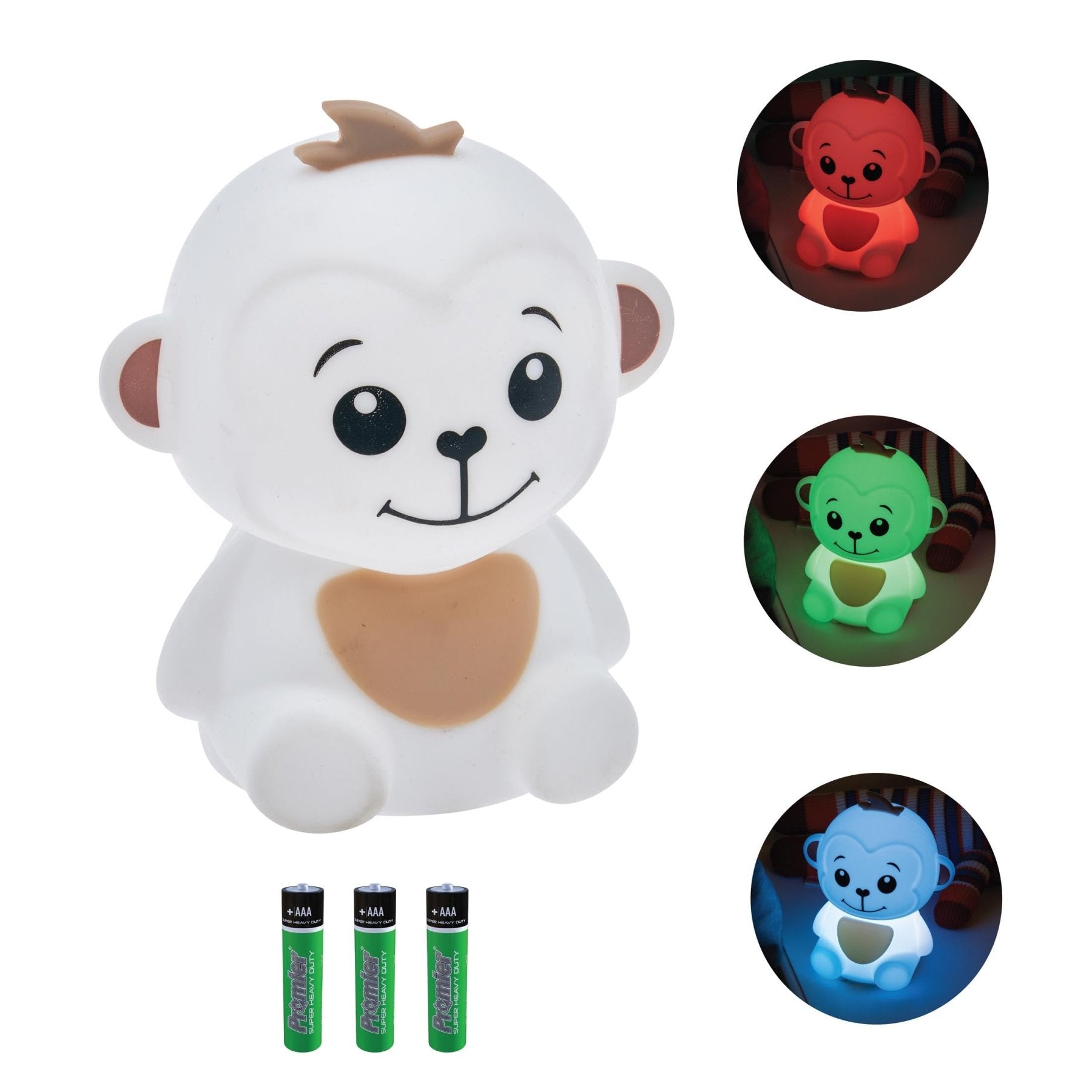 LitezAll® Monkey Squishable Color Changing Silicone Lantern - LitezAll - Lanterns - 2