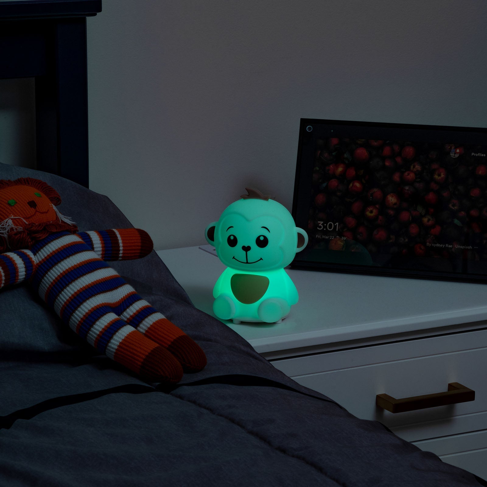 LitezAll Monkey Squishable Color Changing Silicone Lantern - LitezAll - Novelties - 8
