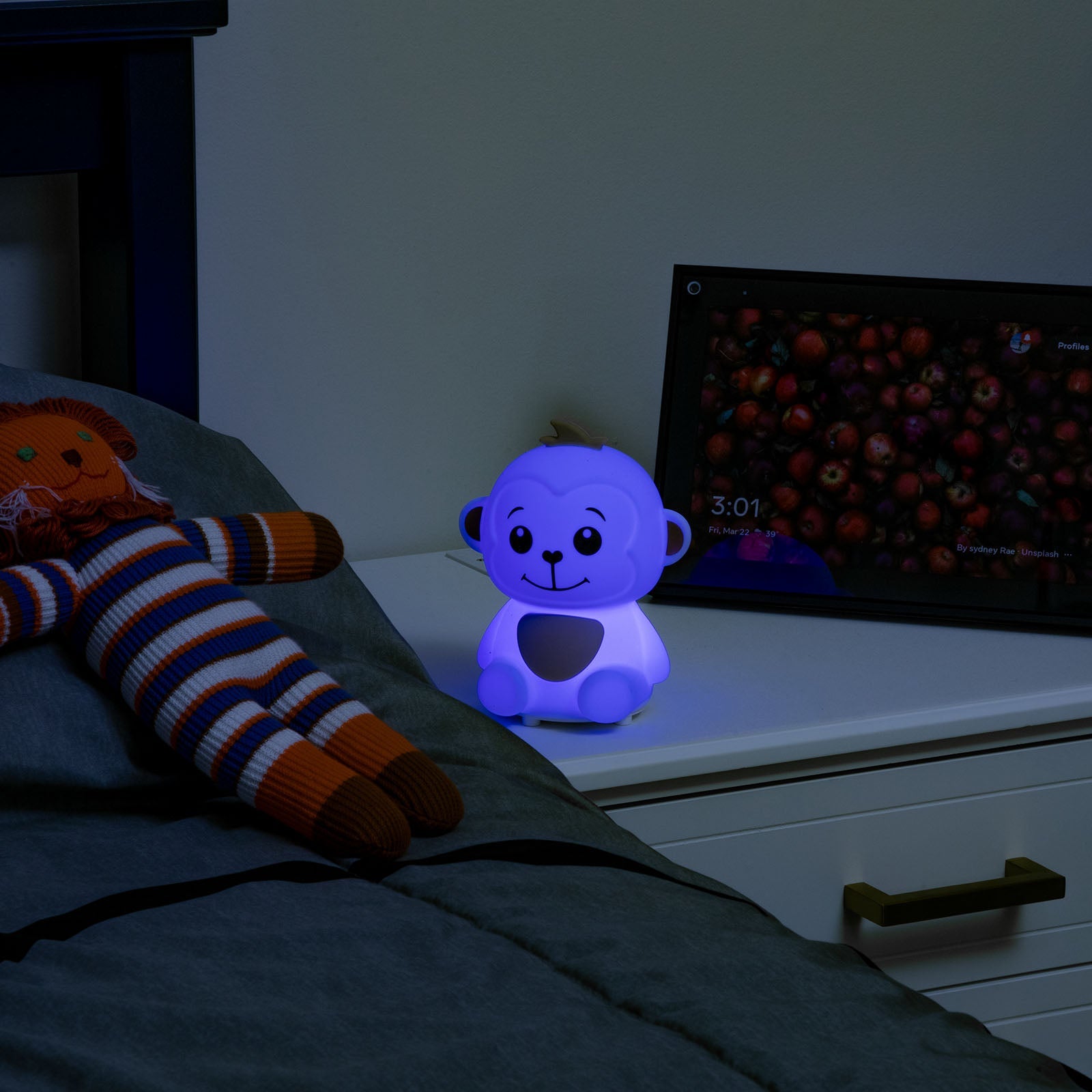 LitezAll Monkey Squishable Color Changing Silicone Lantern - LitezAll - Novelties - 9