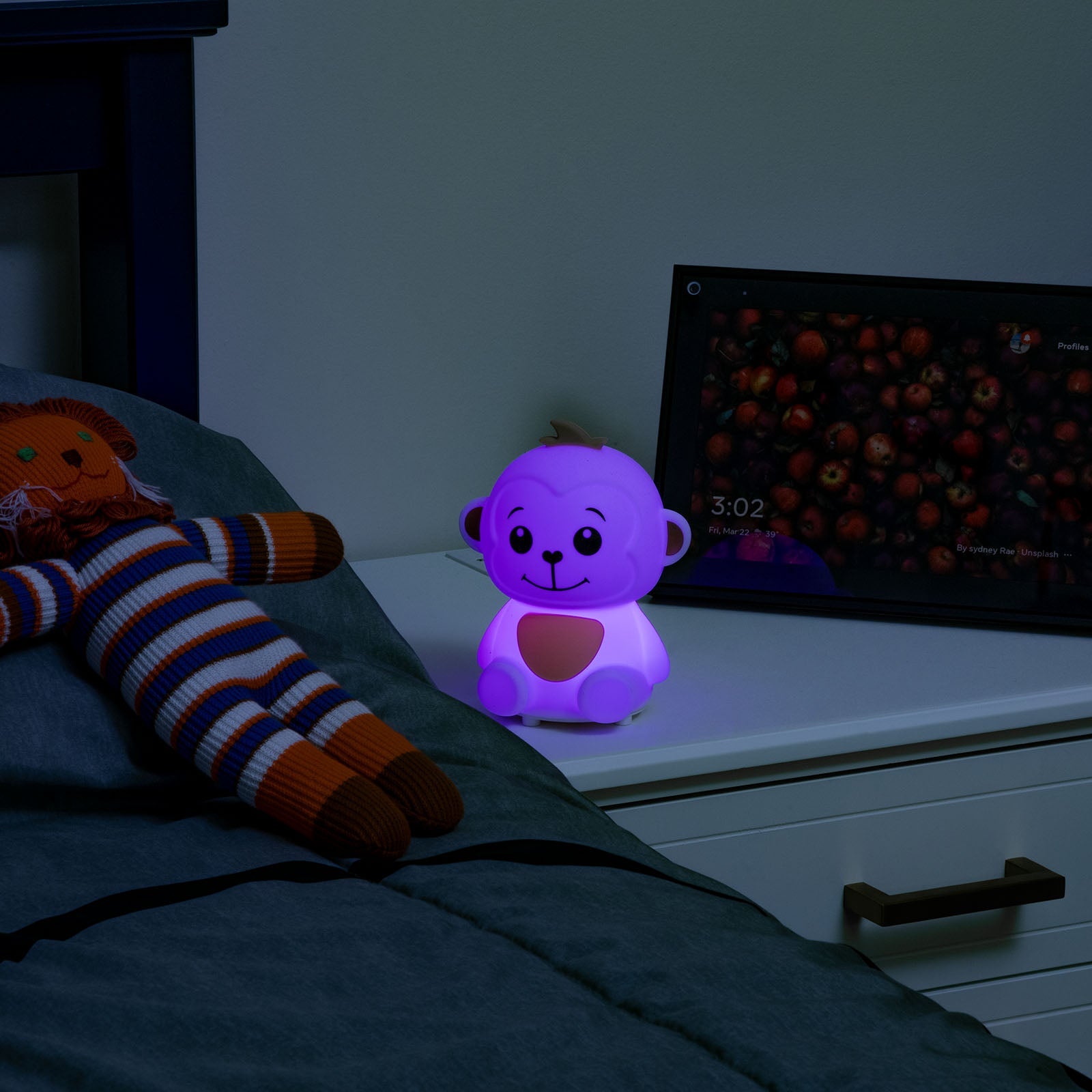 LitezAll Monkey Squishable Color Changing Silicone Lantern - LitezAll - Novelties - 2