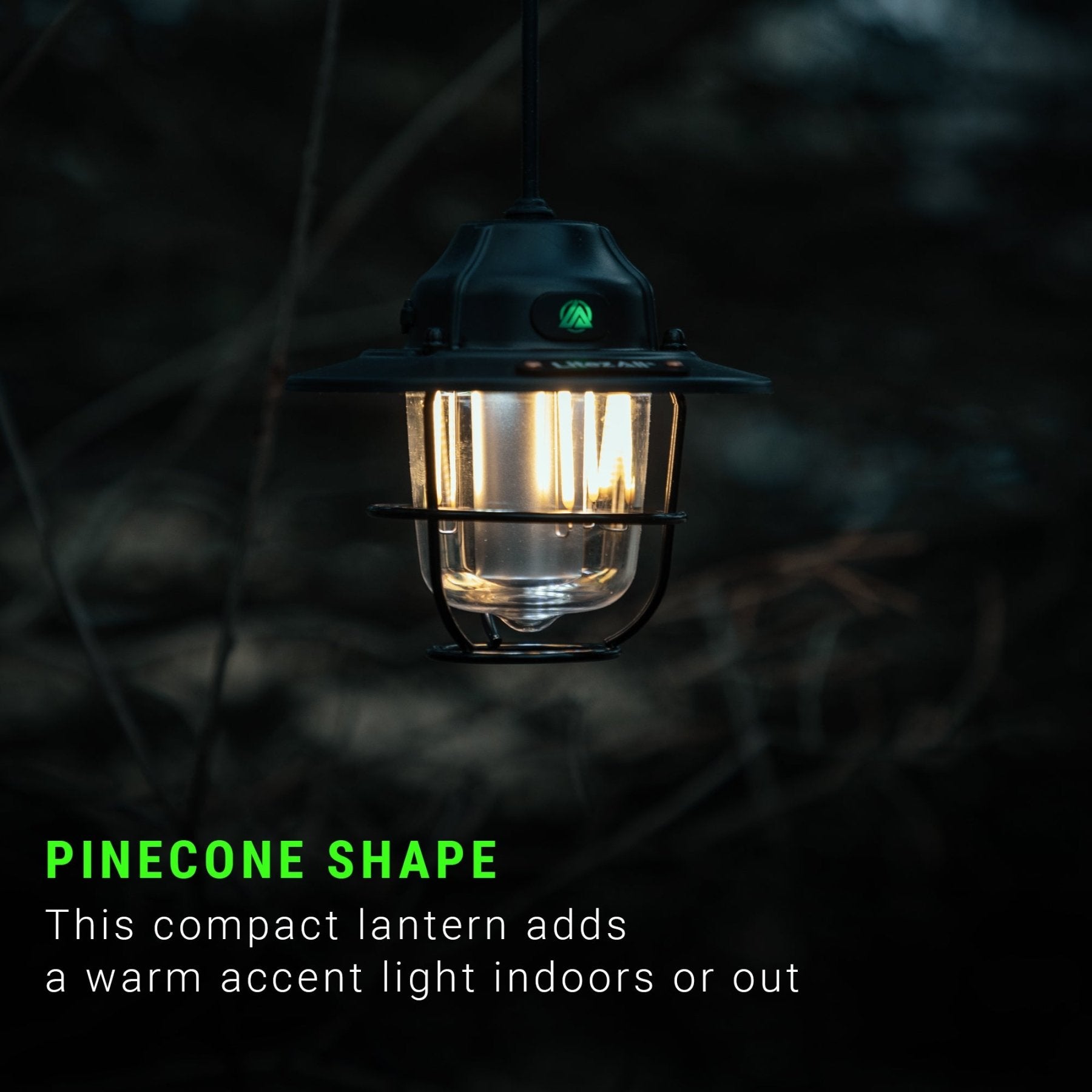 LitezAll® Rechargeable Pine Cone Lantern 4 Light Modes - LitezAll - Lanterns - 5