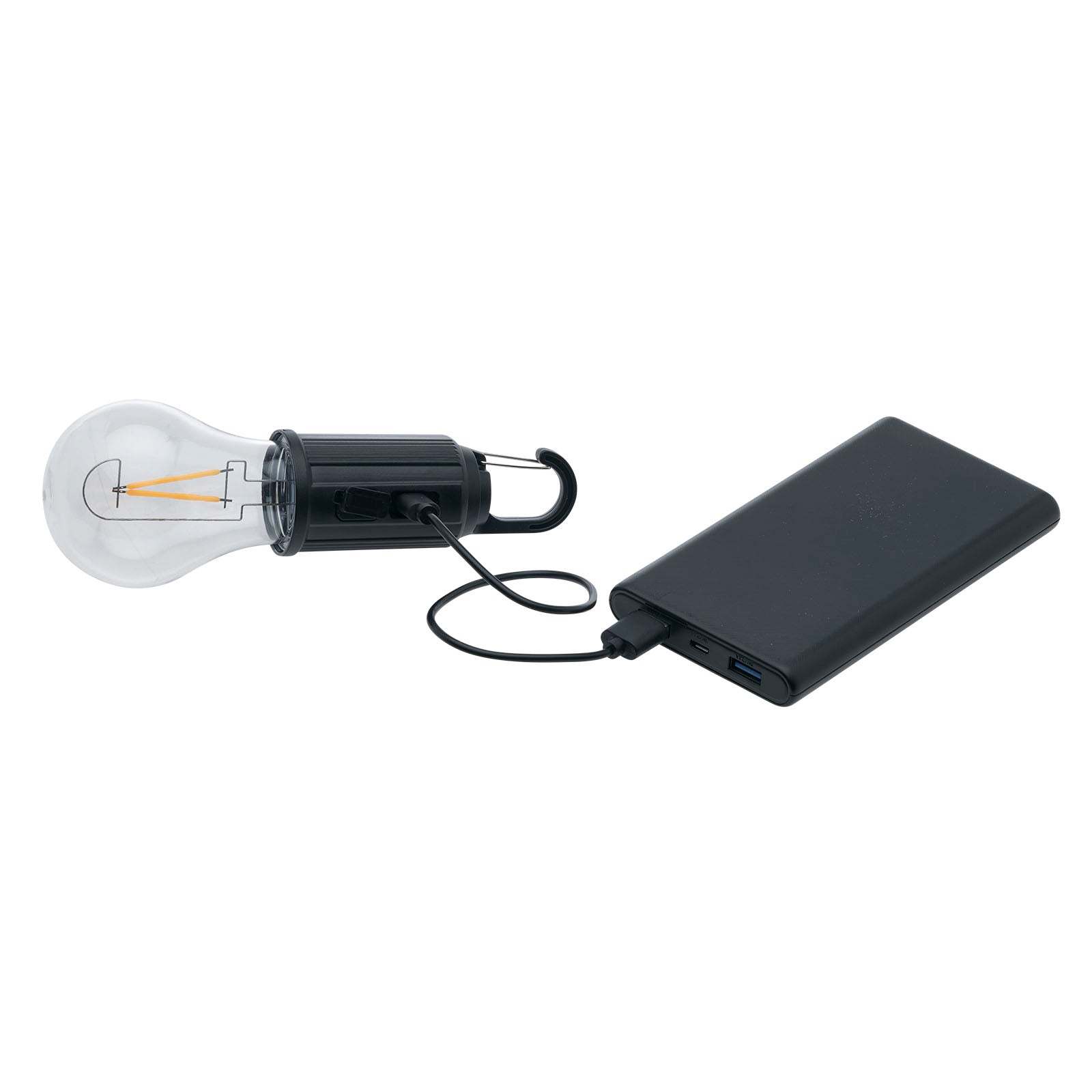 LitezAll® Rechargeable Warm White Bulb with Carabiner