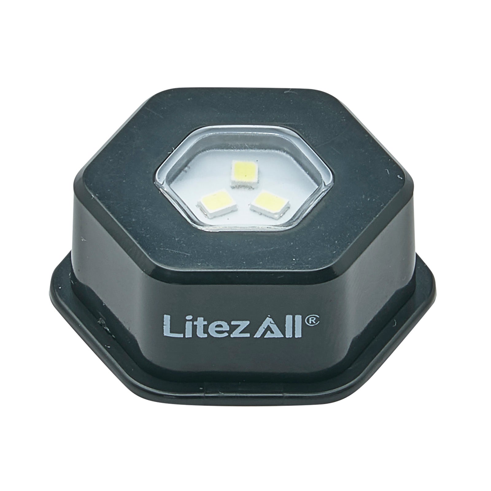 LitezAll® Battery Powered Hexagon Puck Lights 4 Pack
