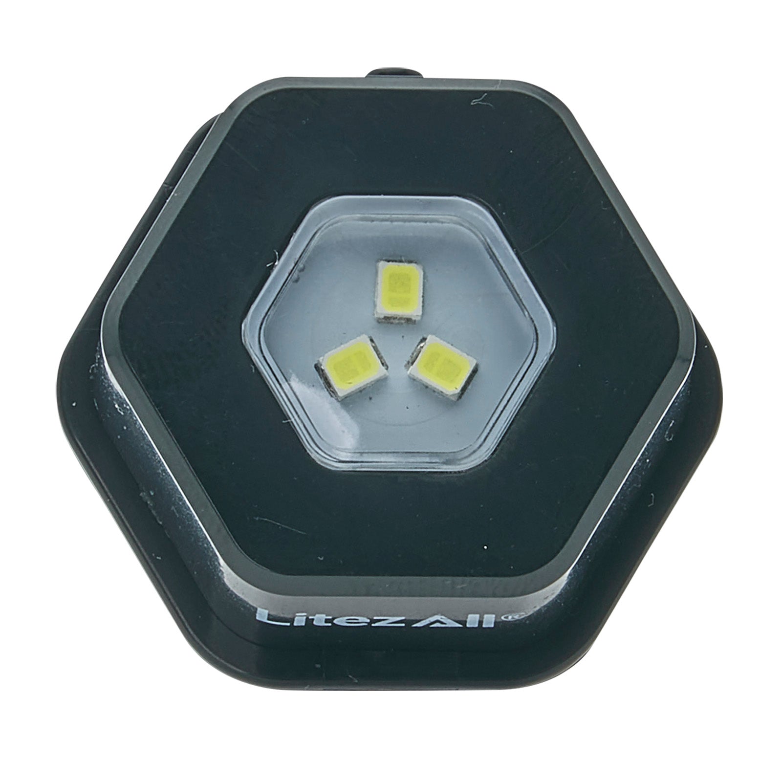 LitezAll® Battery Powered Hexagon Puck Lights 4 Pack