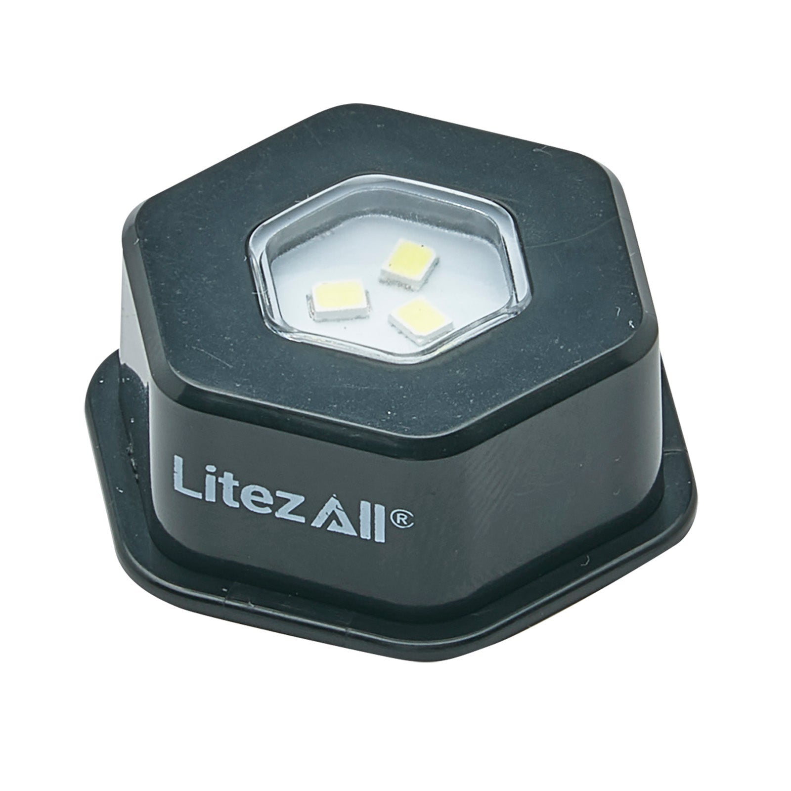 LitezAll® Battery Powered Hexagon Puck Lights 4 Pack