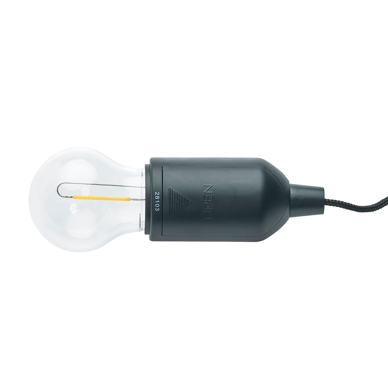 LitezAll® Pull String Warm White Battery Powered Bulb 3 Pack