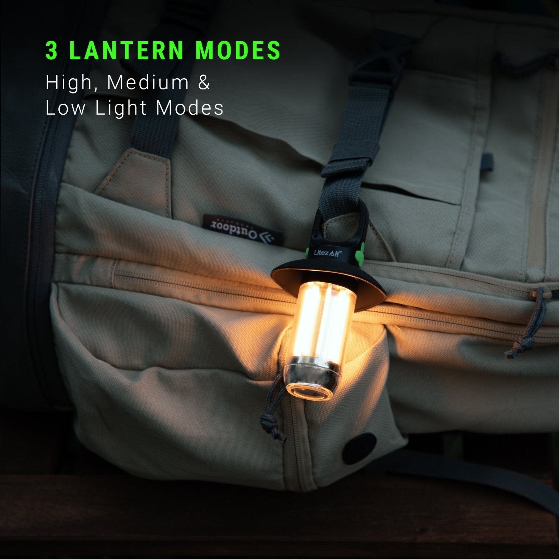 LitezAll® Mini Rechargeable Lantern with Flashlight - LitezAll - Lanterns - 3