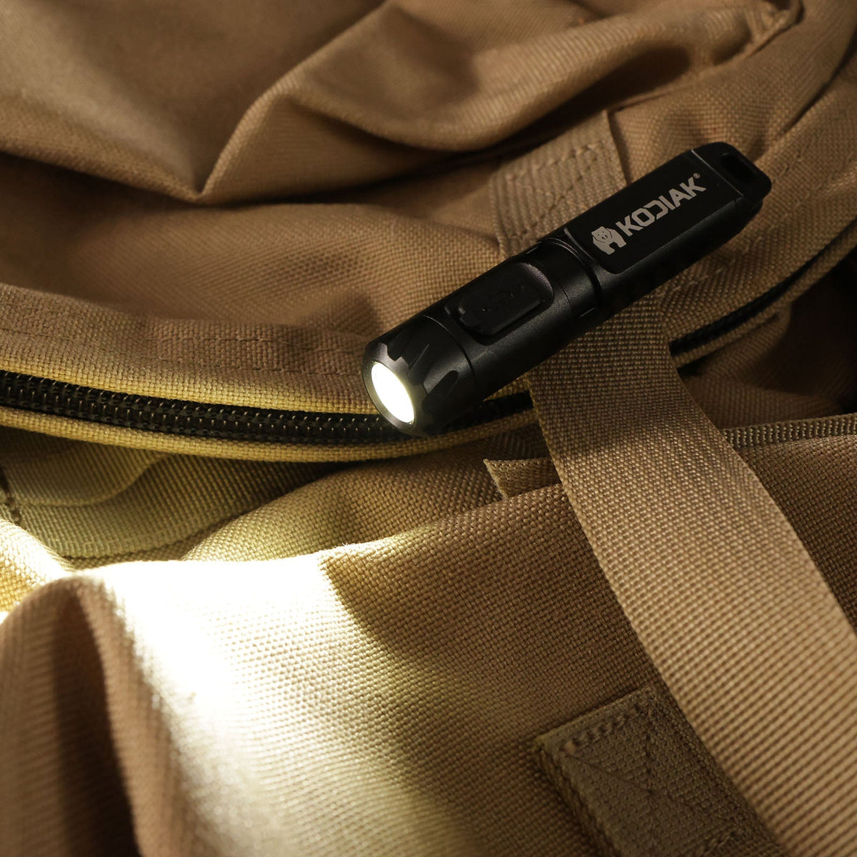 Kodiak® 200 Lumen Keylite Rechargeable Keychain Torch with Clip