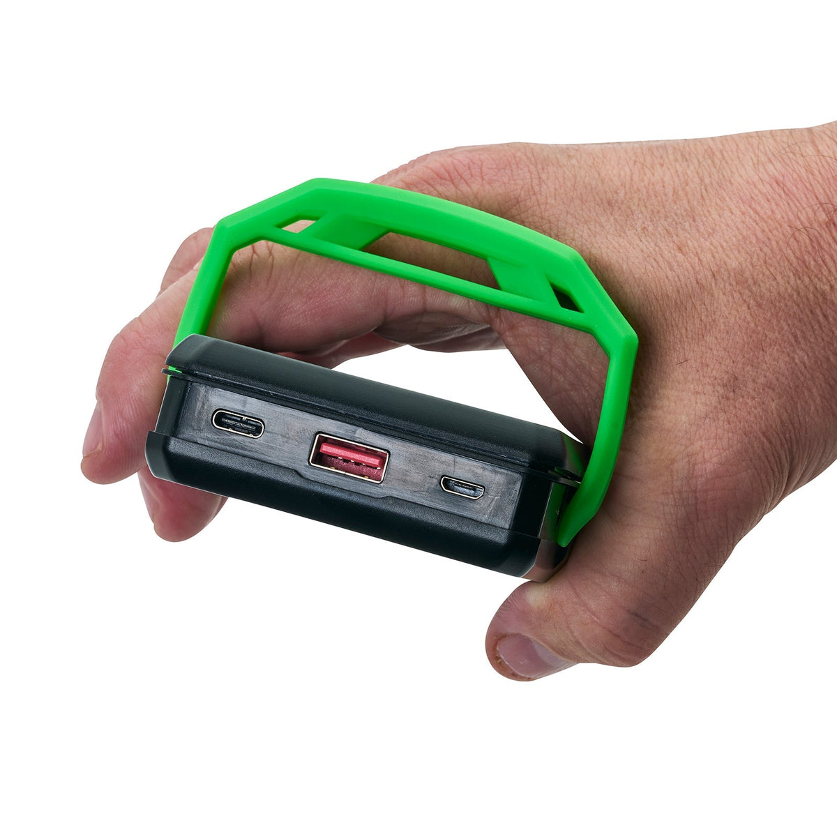 Kodiak® Klutch® 10000 mAh Power Bank with USB or Solar Charging and 1100 Lumen Work Light