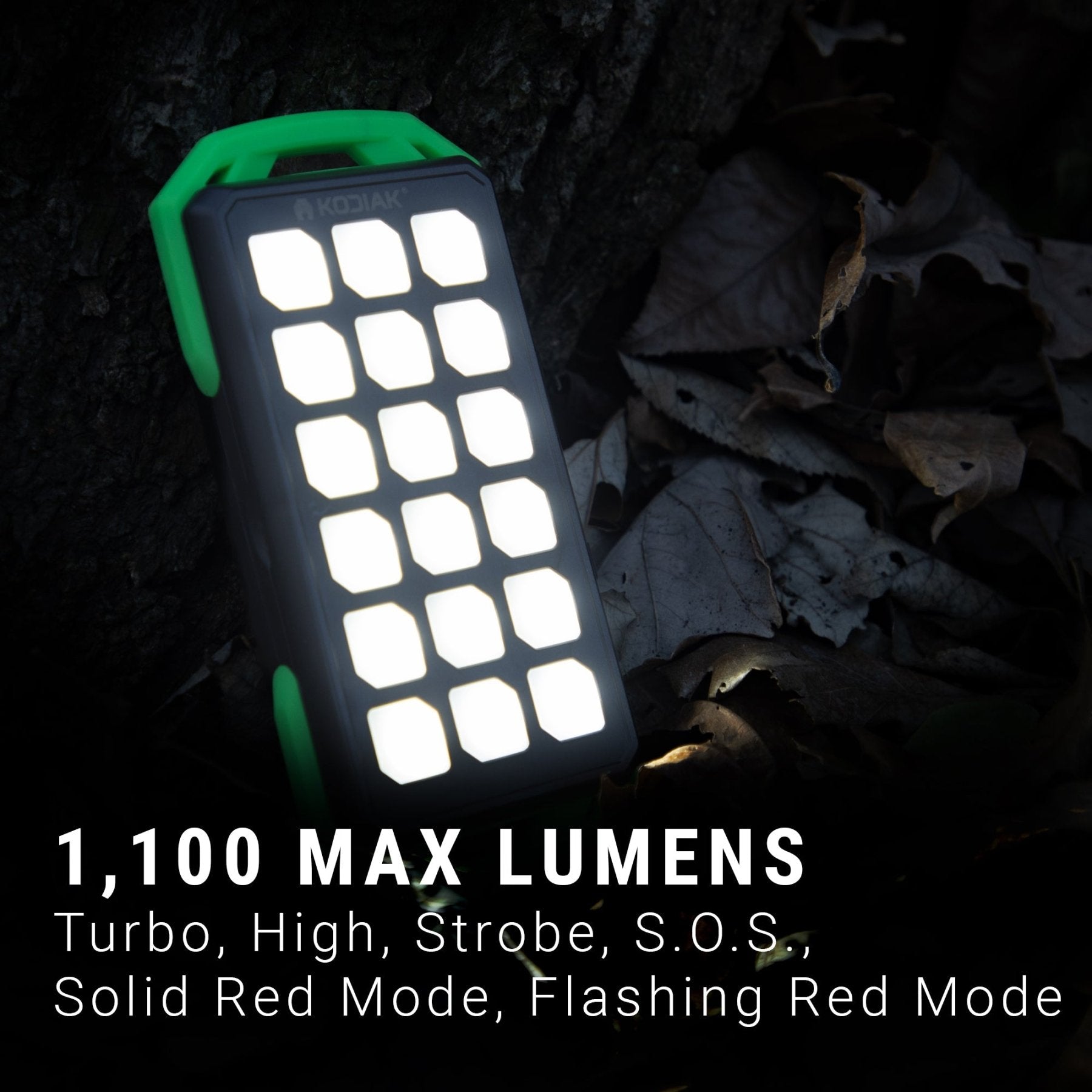 Kodiak® Klutch® 10000 mAh Power Bank with USB or Solar Charging and 1100 Lumen Work Light - LitezAll - Work Lights - 3