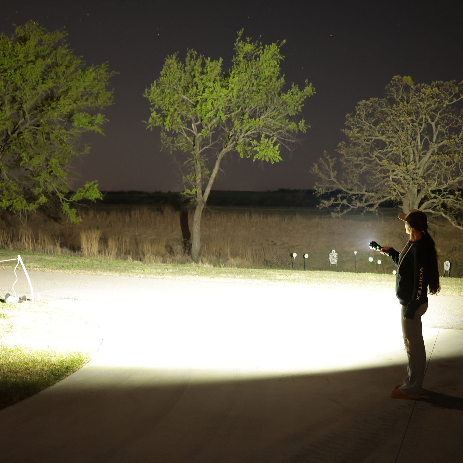 Kodiak® Krown Rechargeable 20000 Lumen Tactical Flashlight with Power Bank