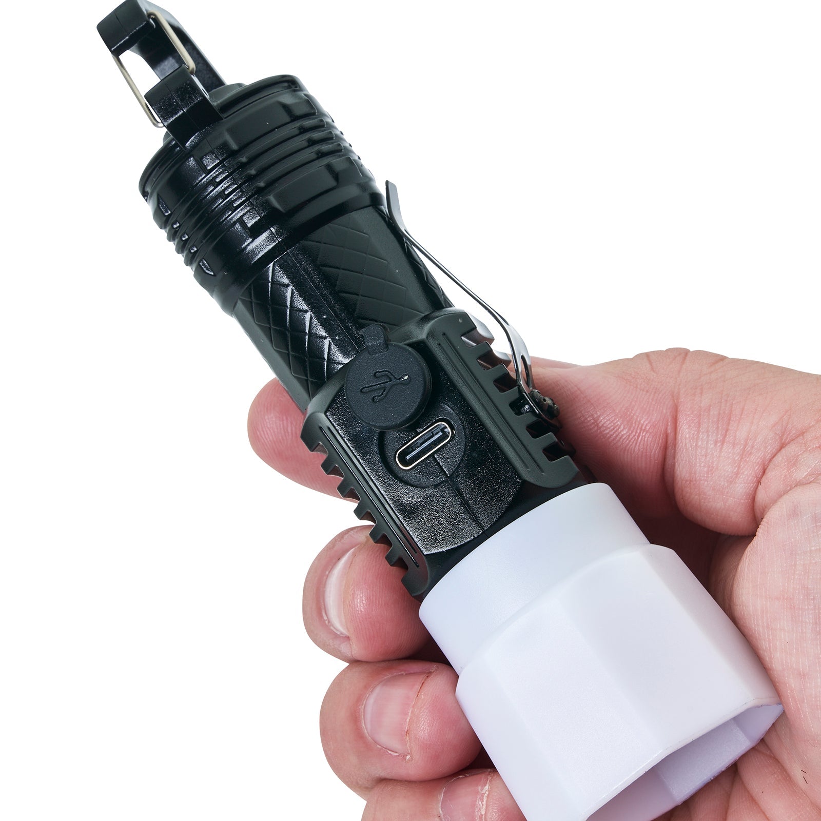 LitezAll 200LM Rechargeable Pocket Flashlight Lantern with Carabiner 4 - Pack Gift Box - LitezAll - Flashlights - 21