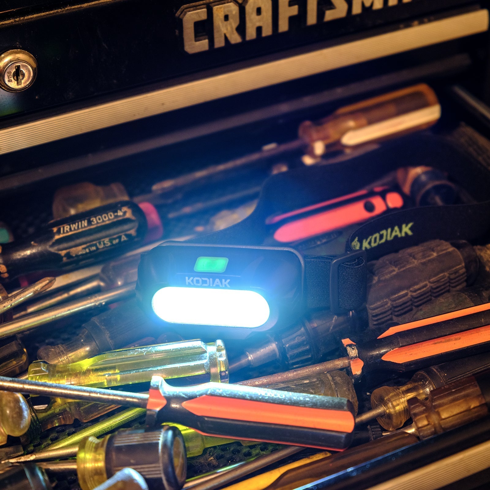Kodiak® Knight Rechargeable 560 Lumen 5 Mode Headlamp
