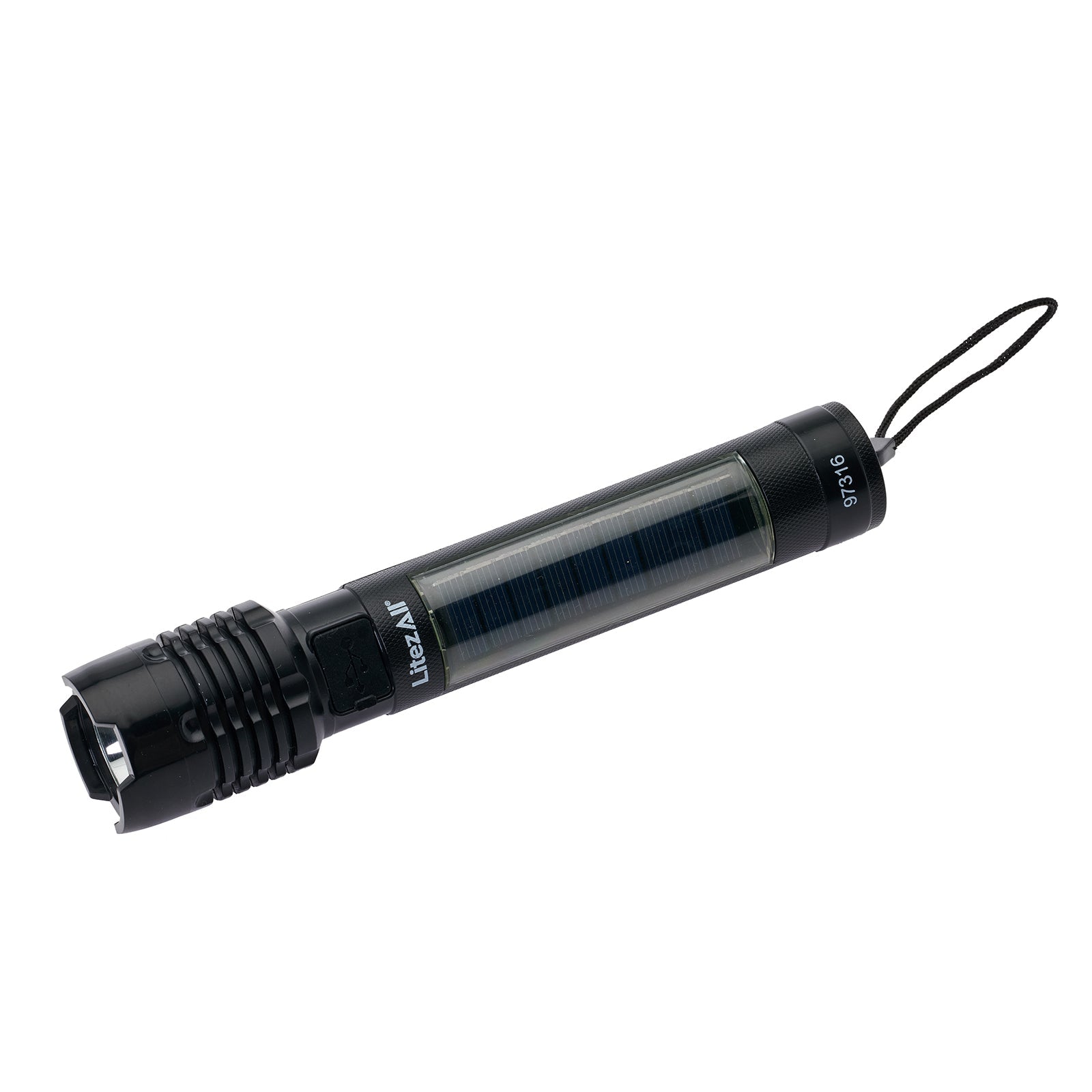 LitezAll® Bask Solar Powered & USB Rechargeable Flashlight - LitezAll - 16