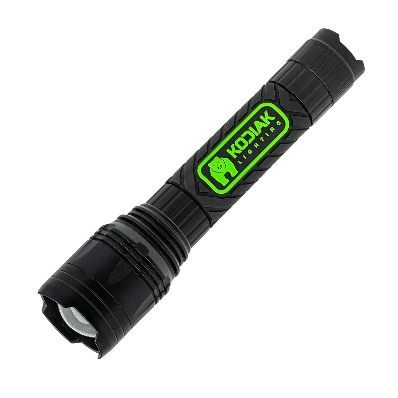 Kodiak® 3500 Lumen Rubber Grip Tactical Flashlight