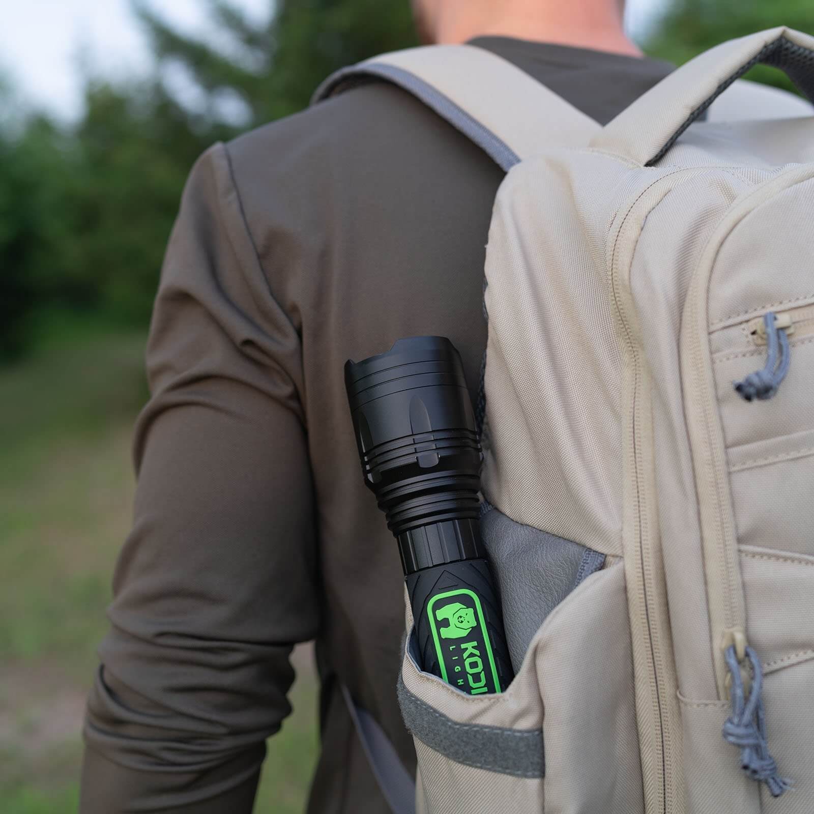 Kodiak® 3500 Lumen Rubber Grip Tactical Flashlight