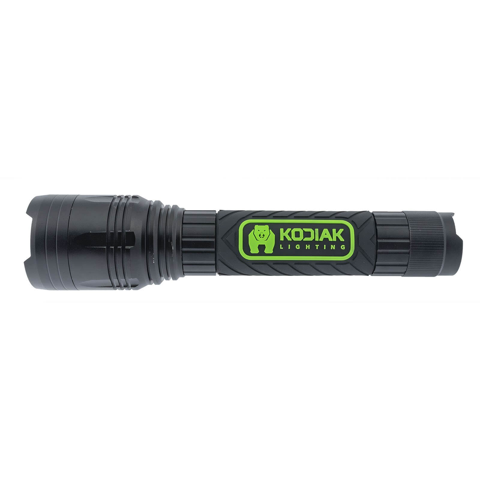 Kodiak® 3500 Lumen Rubber Grip Tactical Flashlight