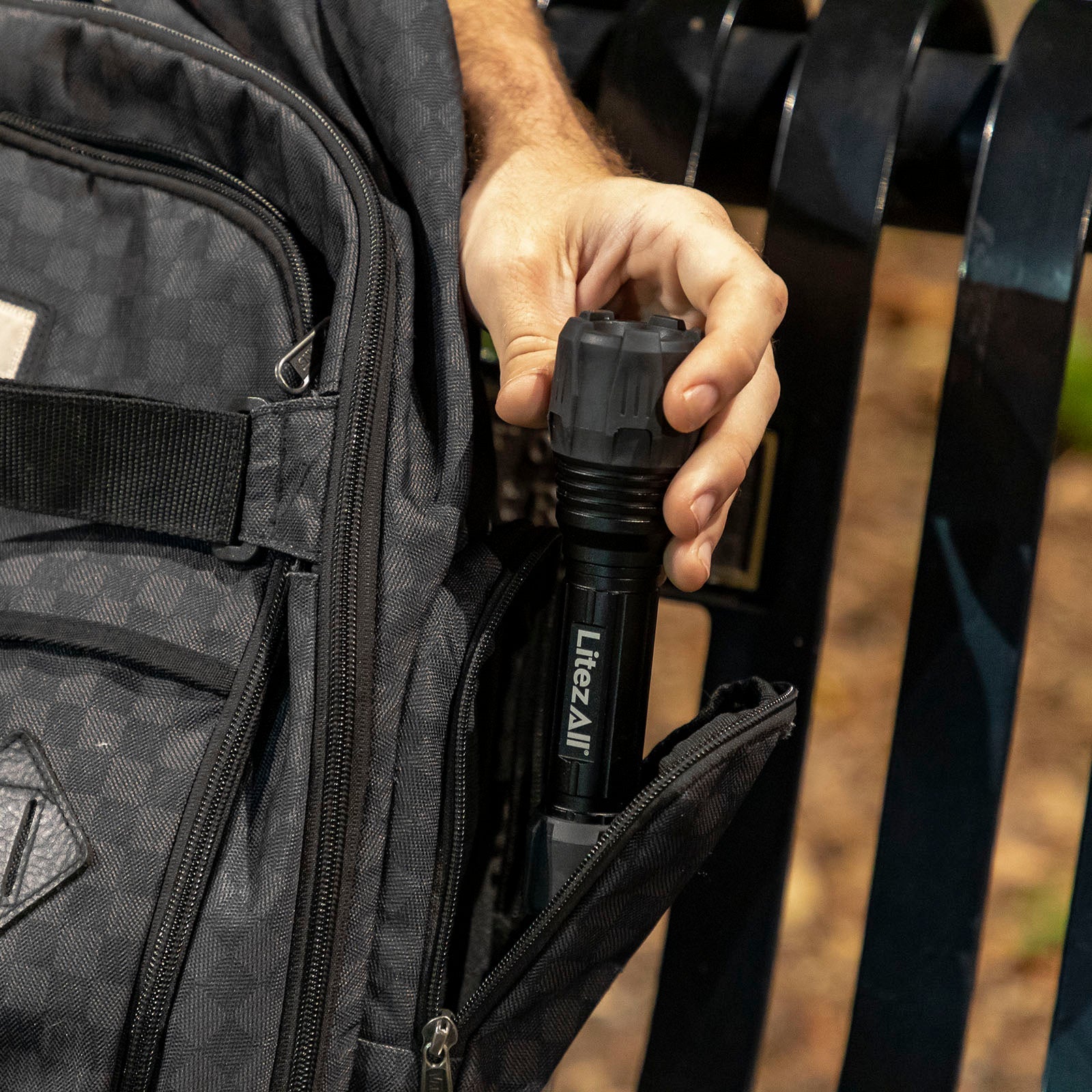 LitezAll® Nearly Invincible® 1000 Lumen Rechargeable Tactical Flashlight