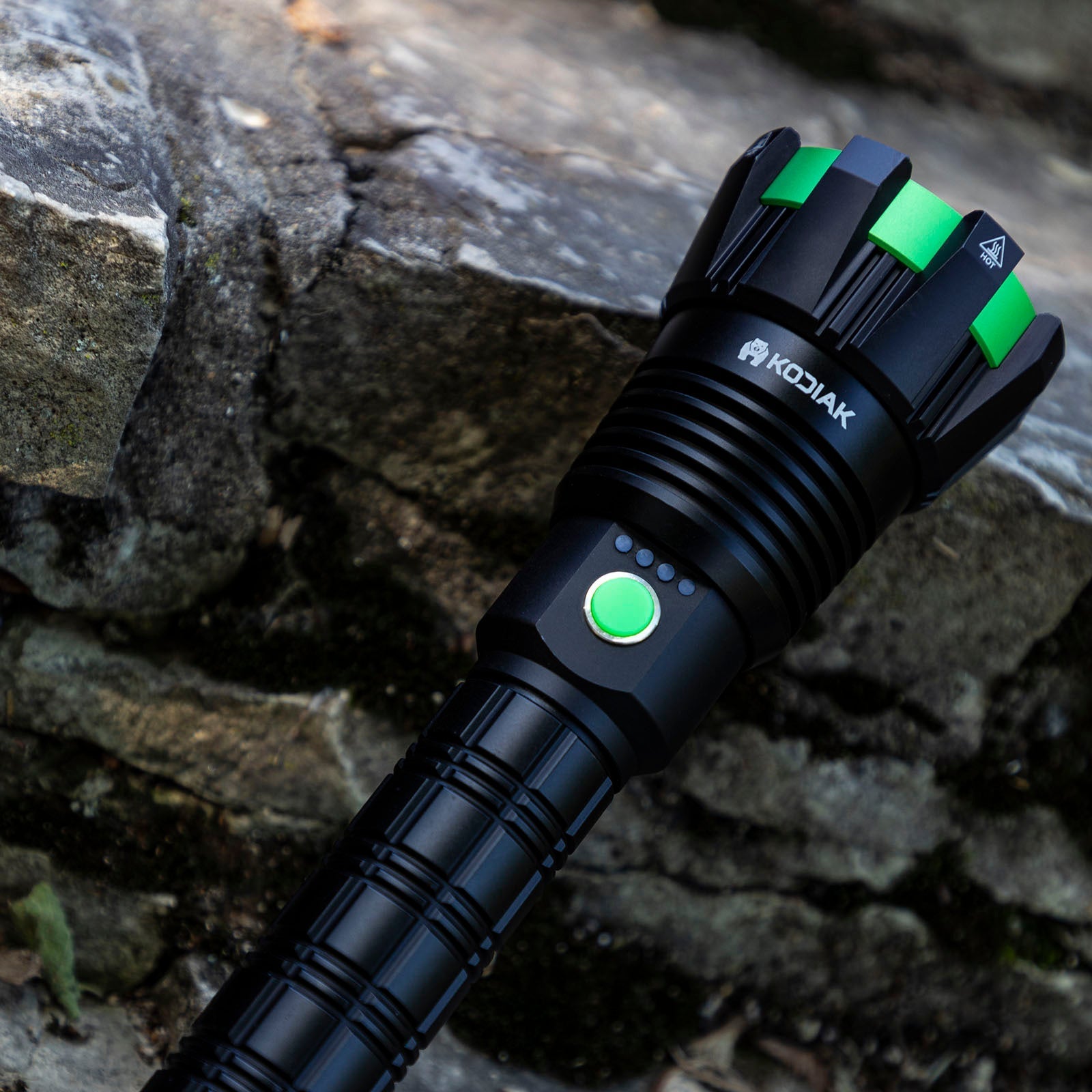 Kodiak® Kolossus 15000 Lumen Rechargeable Tactical Flashlight