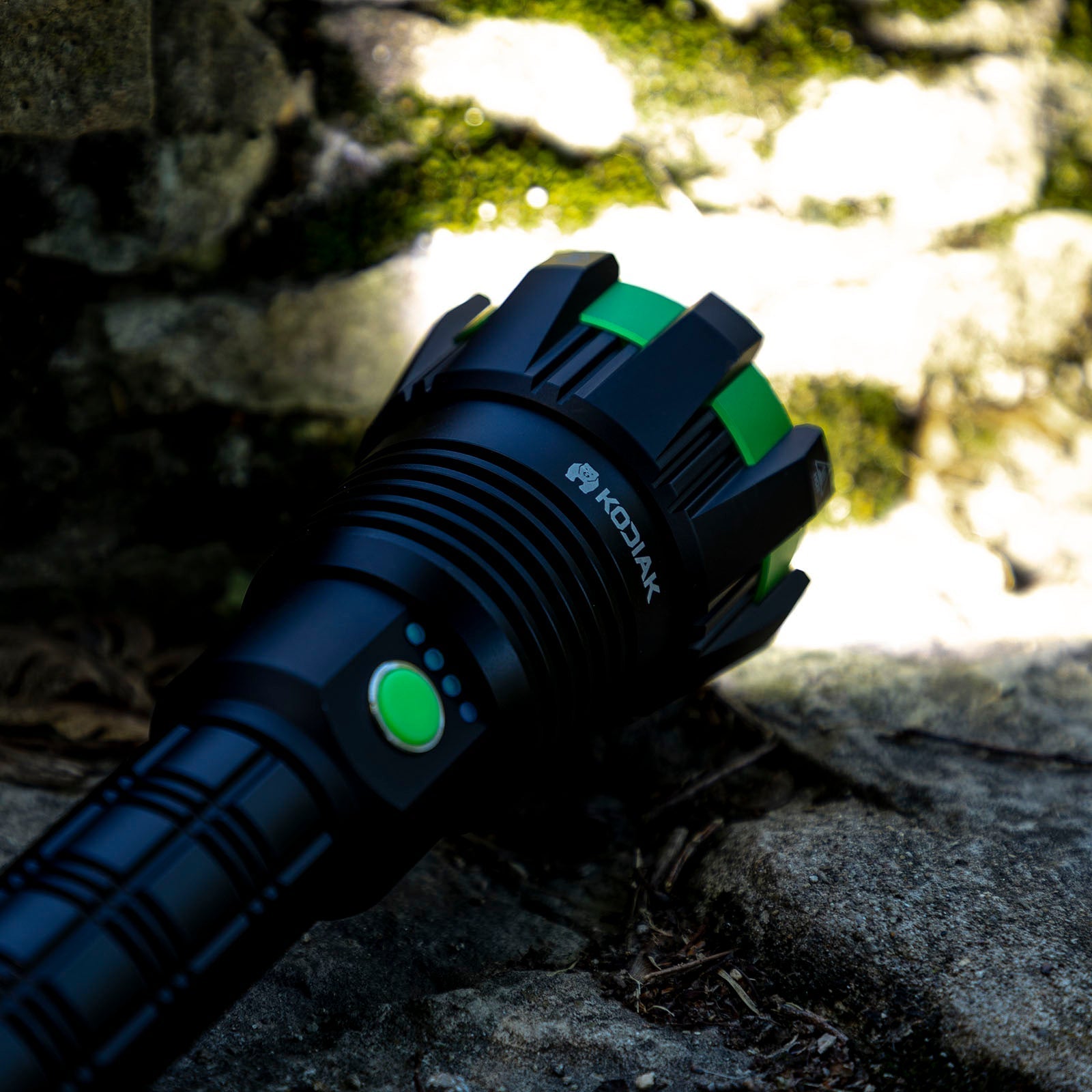Kodiak® Kolossus 15000 Lumen Rechargeable Tactical Flashlight