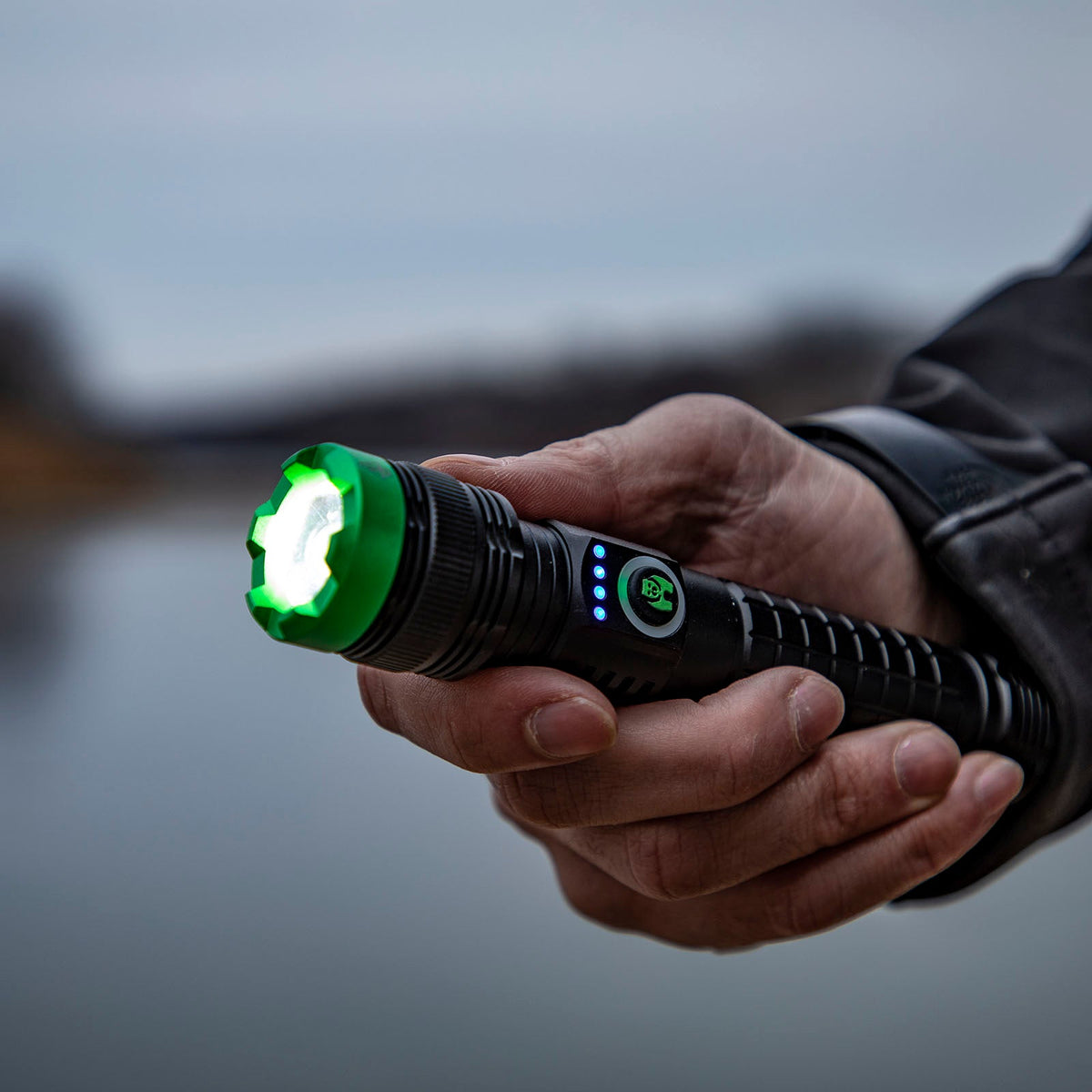 Kodiak® 2000 Lumen Rechargeable Tactical Flashlight with Magnetic Charging