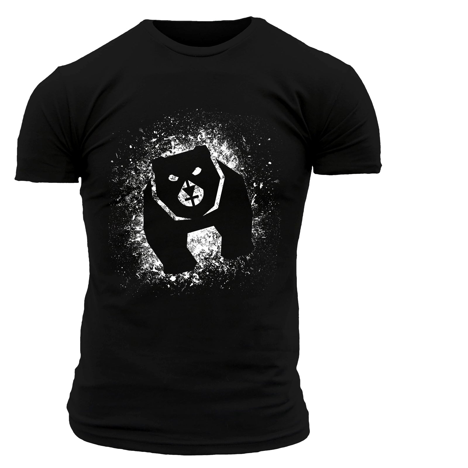 Kodiak Bear Paint Splatter Design T-Shirt